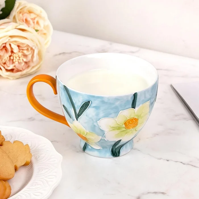KAMMAK 8CZGX032 ceramic cup and saucer close-up material texture detail image 4