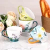 KAMMAK 8CZGX032 ceramic cup and saucer decorative craft detail image 7