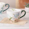 KAMMAK 8CZGX037 ceramic cup and saucer front view for product display
