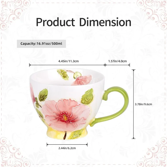 KAMMAK 8CZGX028 ceramic cup and saucer shape and proportion detail image 3