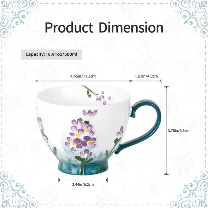 KAMMAK 8CZGX031 ceramic cup and saucer shape and proportion detail image 3