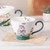 KAMMAK 8CZGX031 ceramic cup and saucer front view for product display