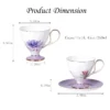 tea-cup-set-1 KAMMAK 8CZRX015+16 ceramic cup and saucer shape and proportion detail image 3