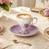 tea-cup-set-4 KAMMAK 8CZRX015+16 ceramic cup and saucer scale and proportion view image 6