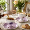 tea-cup-set-6 KAMMAK 8CZRX015+16 ceramic cup and saucer decorative craft detail image 7