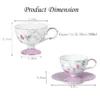 tea-cup-set-cherry-strawberry-1 KAMMAK 8CZRX021+22 ceramic cup and saucer shape and proportion detail image 3