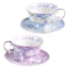 KAMMAK 8CZYX027+28 ceramic cup and saucer side angle view showing silhouette
