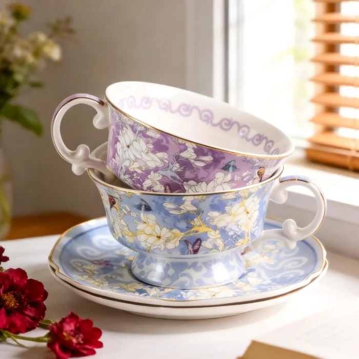 KAMMAK 8CZYX027+28 ceramic cup and saucer scale and proportion view image 6
