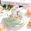 tea-cup-set-february-orchid-3 KAMMAK 8CZRX023 ceramic cup and saucer styled home decor setting image 5