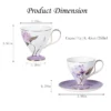 tea-cup-set-magnolia-hydrangea-1 KAMMAK 8CZRX017+18 ceramic cup and saucer shape and proportion detail image 3