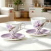 tea-cup-set-magnolia-hydrangea-6 KAMMAK 8CZRX017+18 ceramic cup and saucer decorative craft detail image 7
