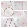 tea-cup-set-sweet-dream-lotus-melody-2 KAMMAK 8CZRX019+20 ceramic cup and saucer close-up material texture detail image 4