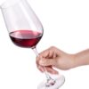KAMMAK Red & White Wine Glasses Set of 4, Crystal Stemmed Glasses, DY038 KAMMAK 8KPDY038 wine glasses styled on dining table image 5