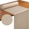 KAMMAK Khaki Disposable Paper Table Runner Roll, 16.5 in × 78.7 ft – main image KAMMAK 7KPSP999N dinner napkins front view for product display
