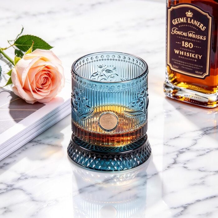 KAMMAK 8KPLWS008 whiskey glasses close-up material texture detail image 4