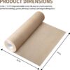 KAMMAK Khaki Disposable Paper Table Runner Roll, 16.5 in × 78.7 ft – image 3 KAMMAK 7KPSP999N dinner napkins shape and proportion detail image 3