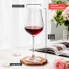 KAMMAK Red & White Wine Glasses Set of 4, Crystal Stemmed Glasses, DY038 KAMMAK 8KPDY038 wine glasses scale and proportion view image 6
