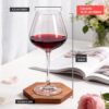 KAMMAK Red & White Wine Glasses Set of 4, Crystal Stemmed Glasses, DY039 KAMMAK 8KPDY039 wine glasses scale and proportion view image 6