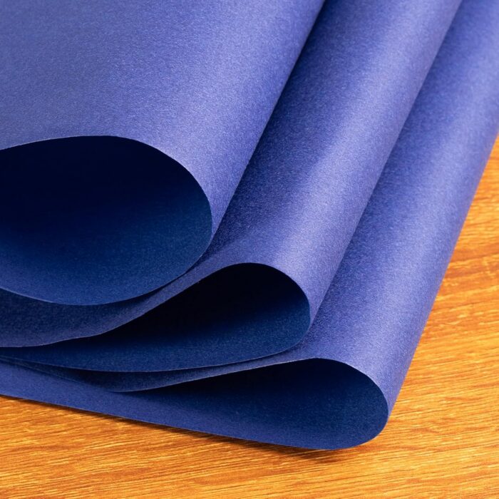 KAMMAK Navy Blue Disposable Paper Table Runner Roll, 16.5 in × 78.7 ft – image 6 KAMMAK 7KPSP998N dinner napkins scale and proportion view image 6