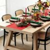 KAMMAK Red Disposable Paper Table Runner Roll, 16.5 in × 78.7 ft – image 4 KAMMAK 7KPSP997N dinner napkins close-up material texture detail image 4