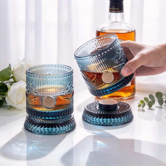 KAMMAK 8KPLWS008 whiskey glasses shape and proportion detail image 3