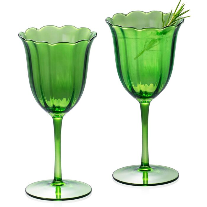KAMMAK Crystal Red Wine Glasses Set of 2, Bordeaux Stemmed Glasses, DY028 KAMMAK 8KPDY028 wine glasses close-up gallery detail image 10